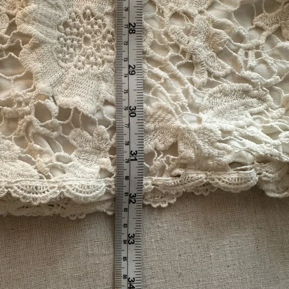 Velvet by Graham & Spencer Cream Lace Dress W Size Small bachelorette Wedding - Picture 3 of 8